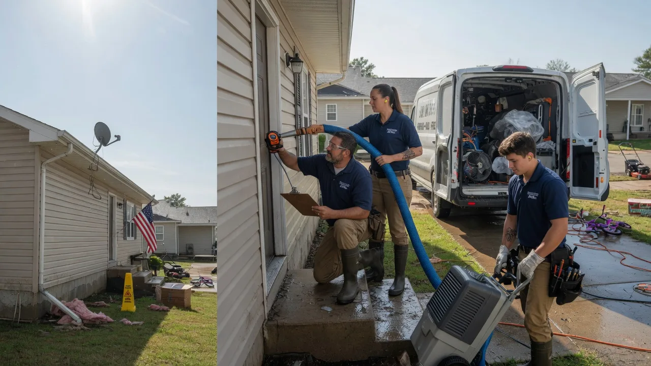 Ceiling Water Damage Restoration in Harvey, ND near me